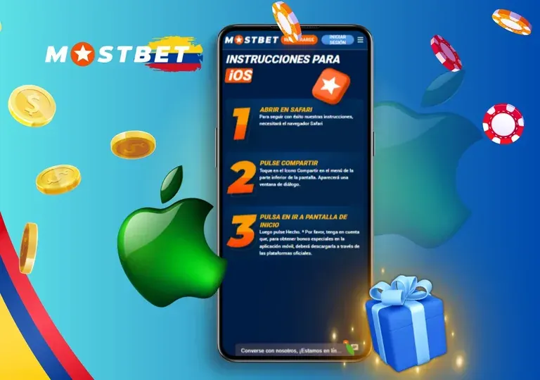 No existe una aplicación de Mostbet para iOS, sin embargo, puedes crear un acceso directo en tu navegador.