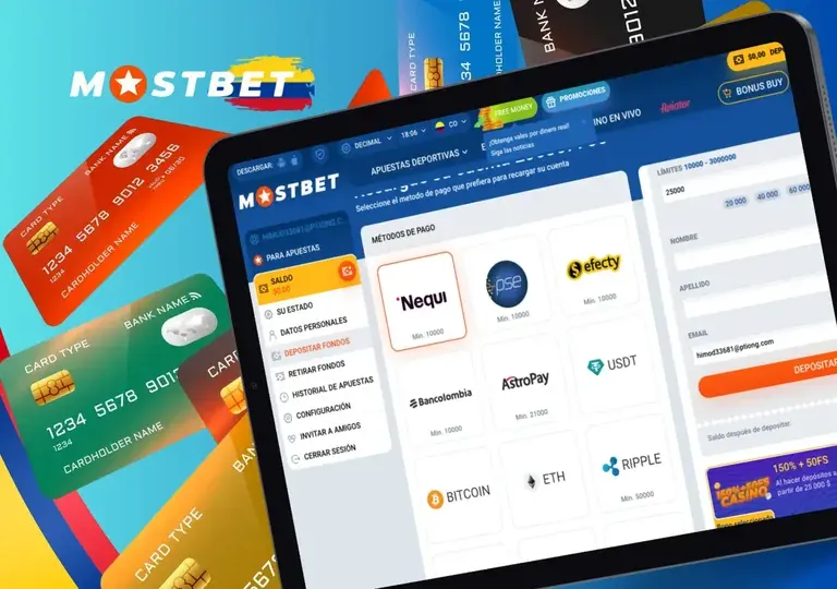 Cómo recargar tu cuenta en Mostbet utilizando diferentes métodos de pago en Colombia.